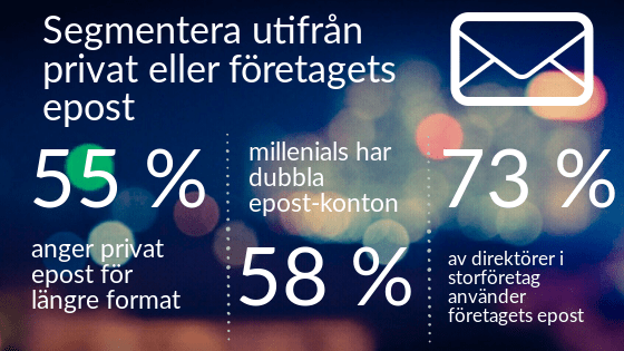 Segmenter din epostmarknadsföring