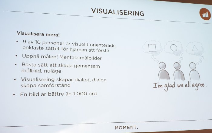 Visualisering viktigt i Styrgrupp 3.0 (bild: MOMENT.)