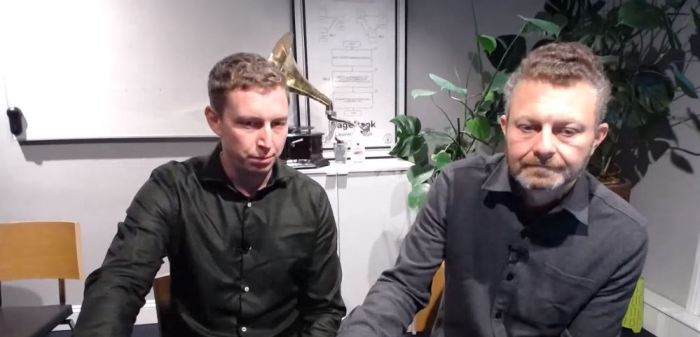 Simon Davisson och Michael Wahlgren på Pineberry